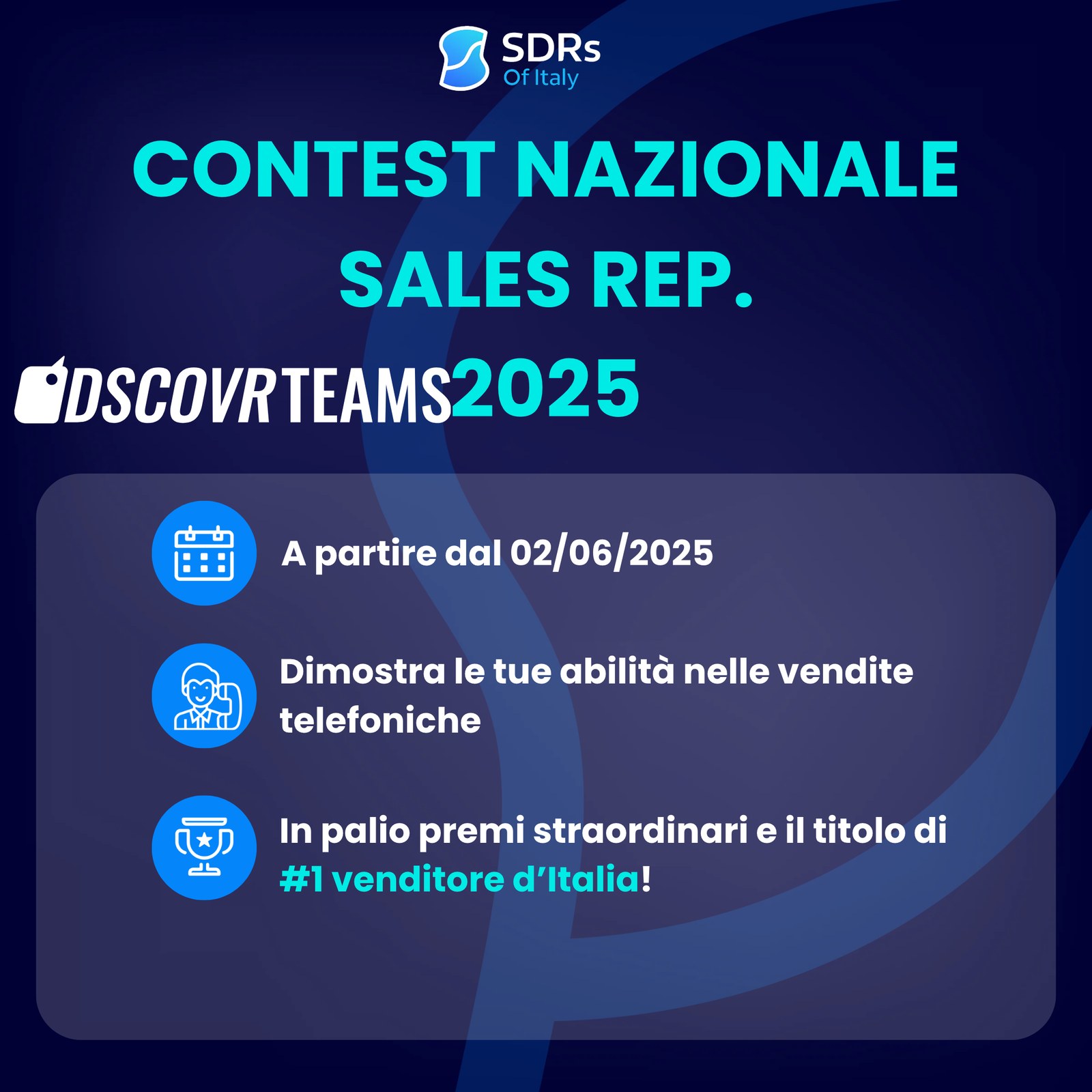 National Sales Rep contest announcement