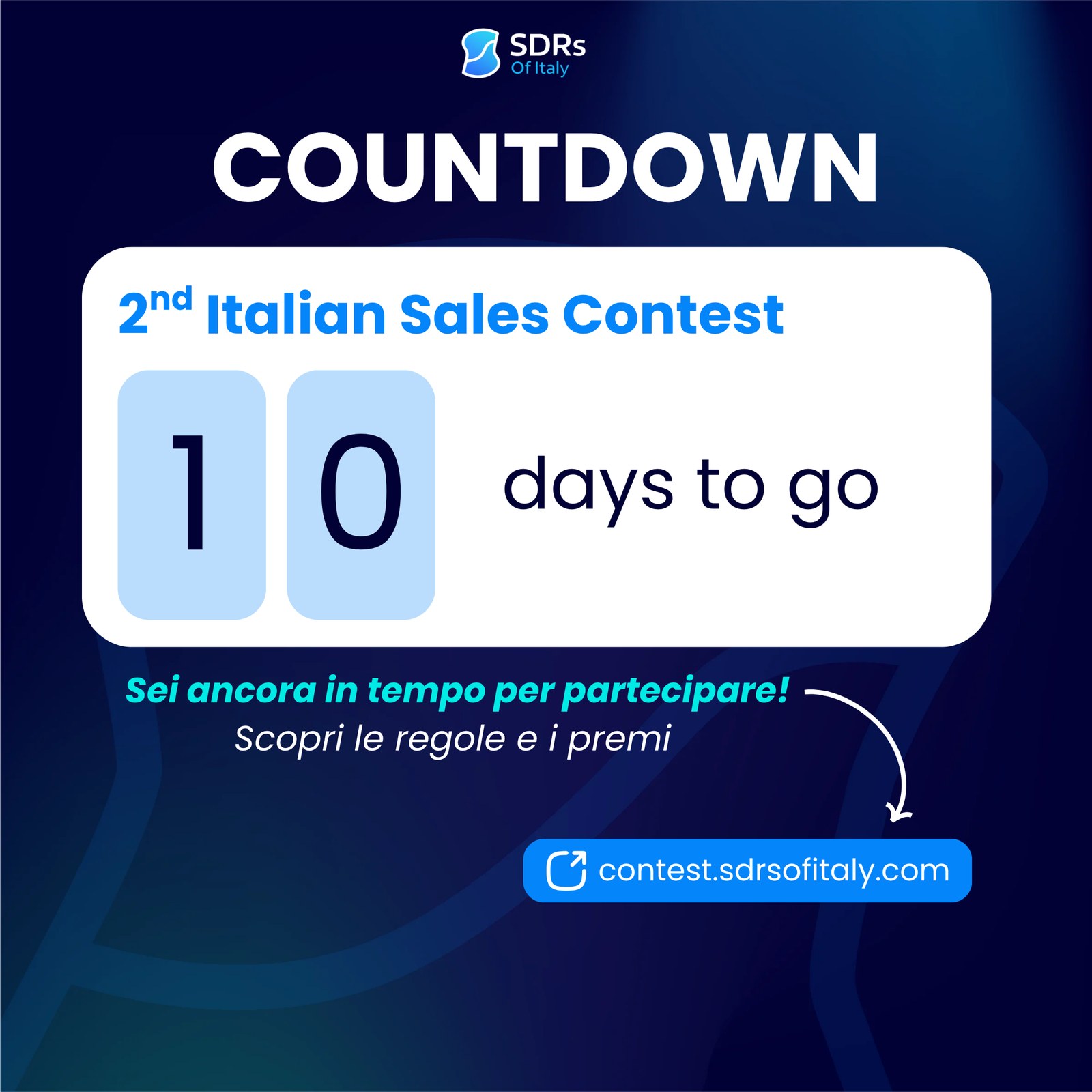 Countdown, ten days to go