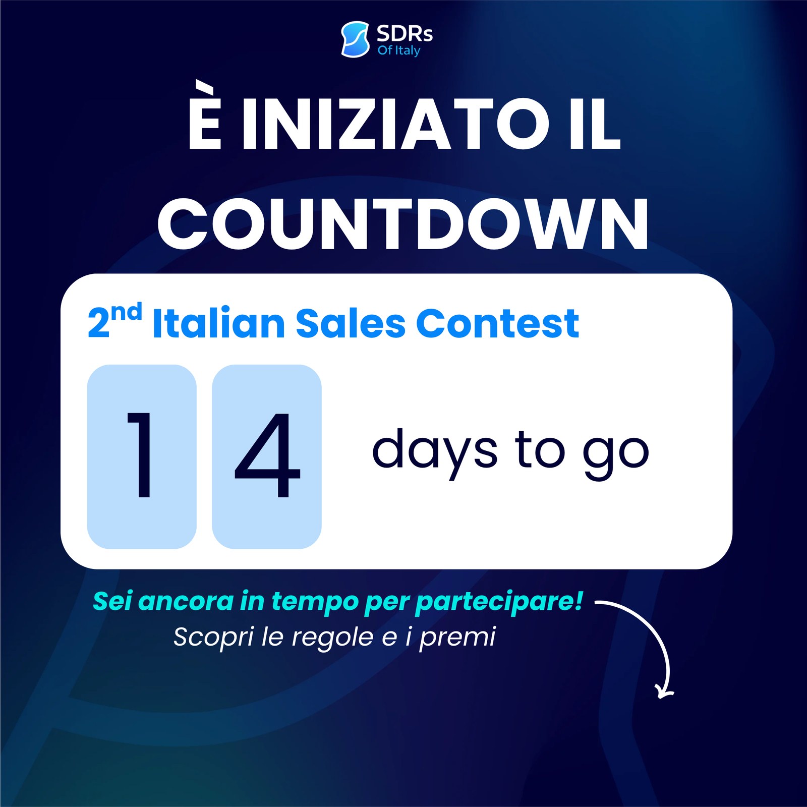 Countdown, fourteen days to go