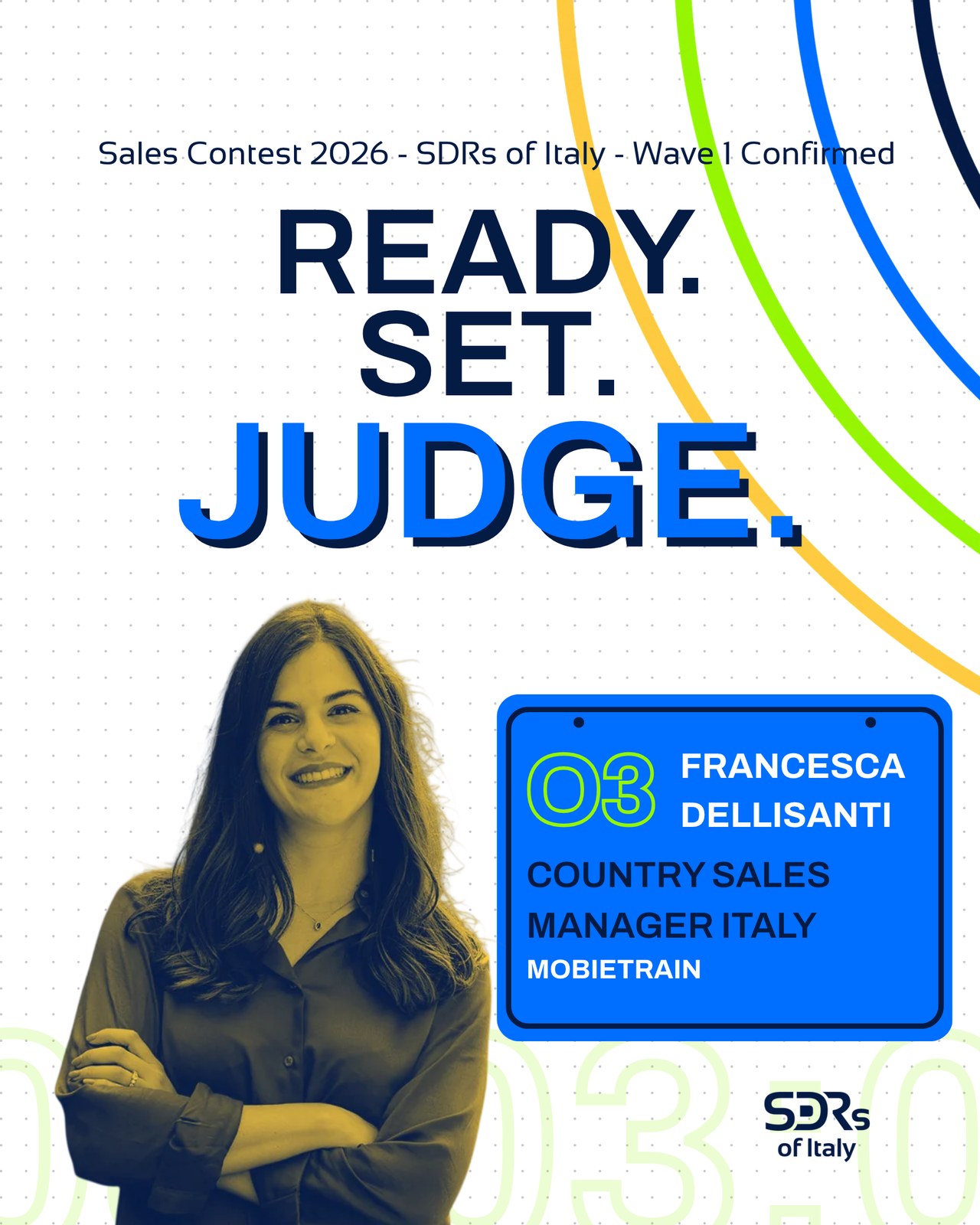 Judge announcement, Giulia Bravo
