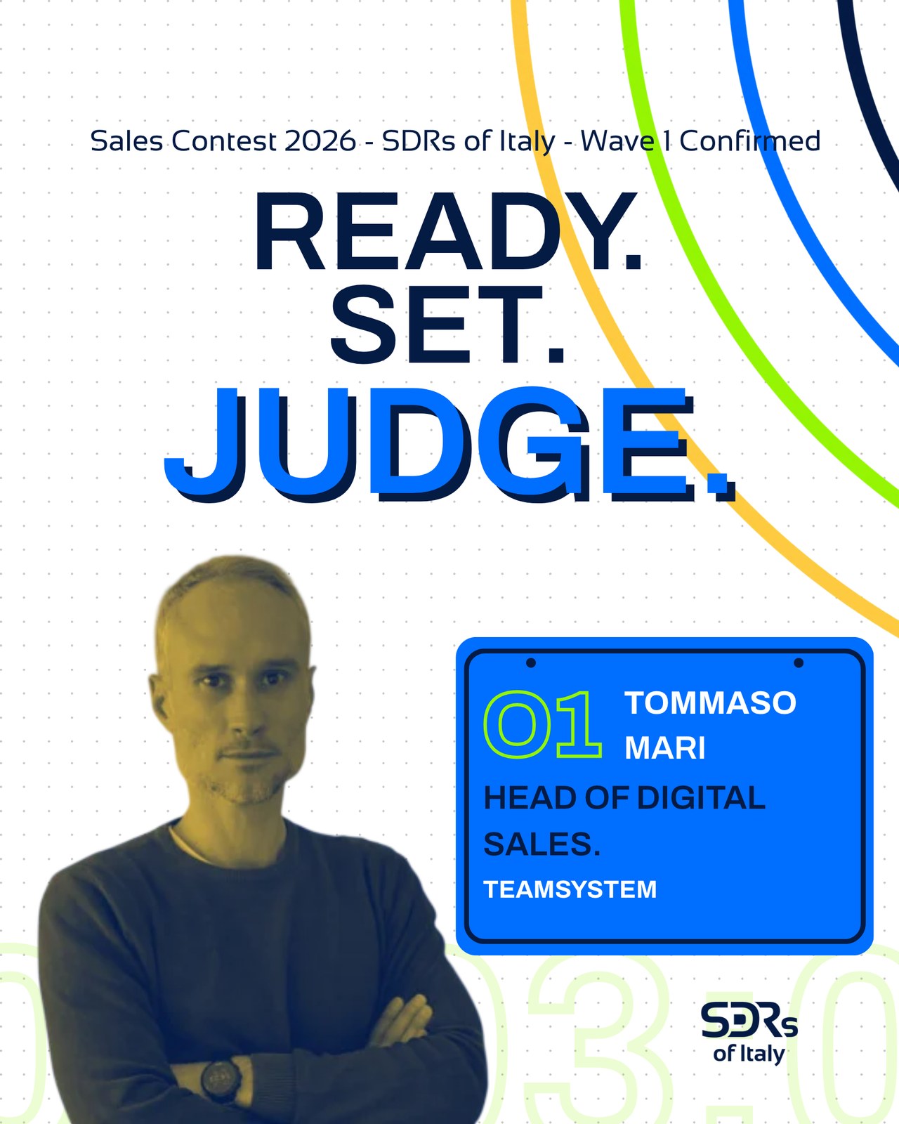Judge announcement, Tommaso Mari