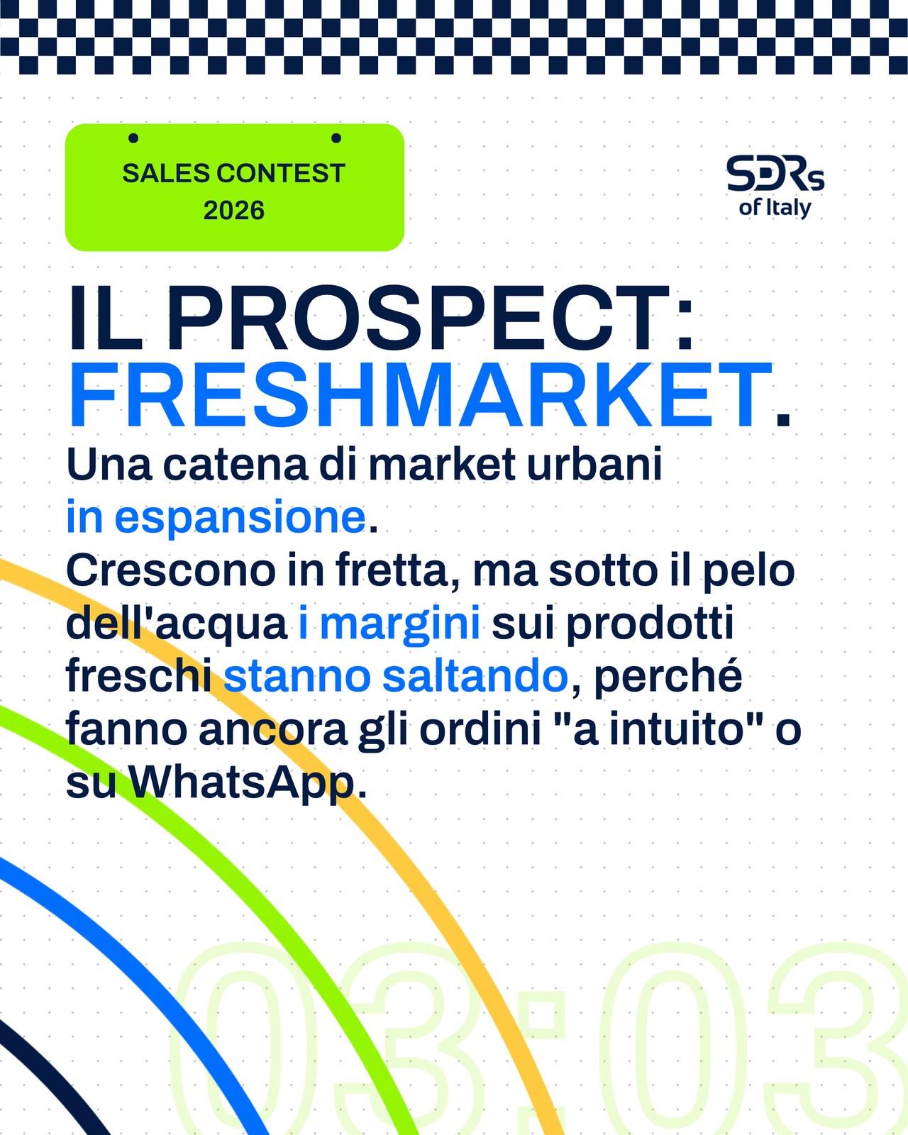 Scenario card, the prospect